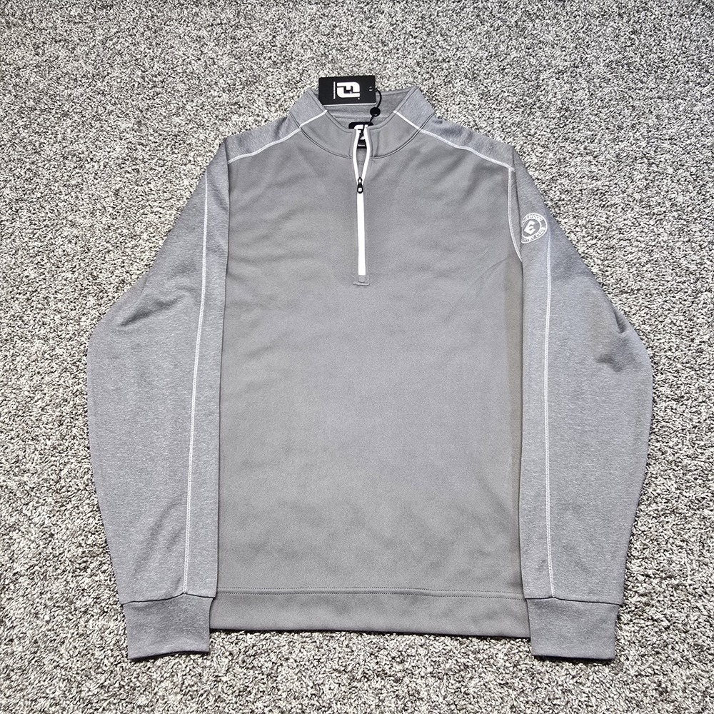 Footjoy Tonal Half Zip Pullover Men Size Medium Edgewood Country Club